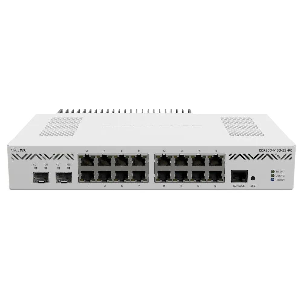 MikroTik CCR2004-16G-2S+PC Cloud Core Router - C3Aero LLC