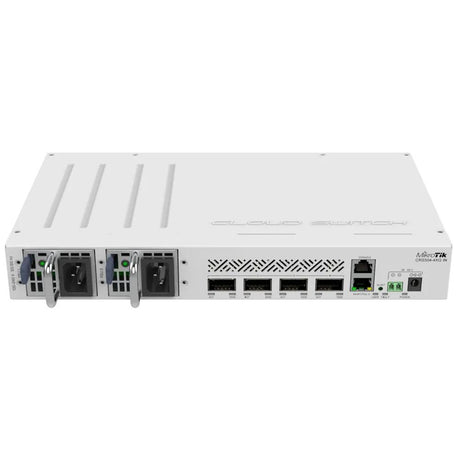 MikroTik CRS504-4XQ-IN Cloud Router Switch 4x 100Gb QSFP28 Ports - C3Aero LLC