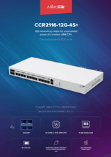 MikroTik CCR2116-12G-4S+ Cloud Core Router - C3Aero LLC