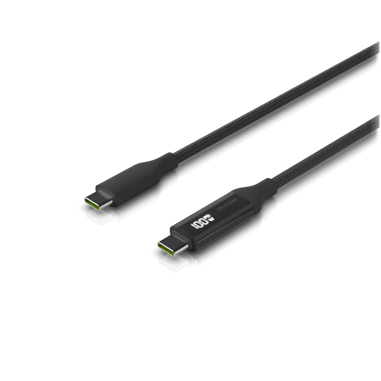 Ubiquiti UniFi USB-C Cable with Charge Display UACC-Cable-USB-100W-0.3M-BK