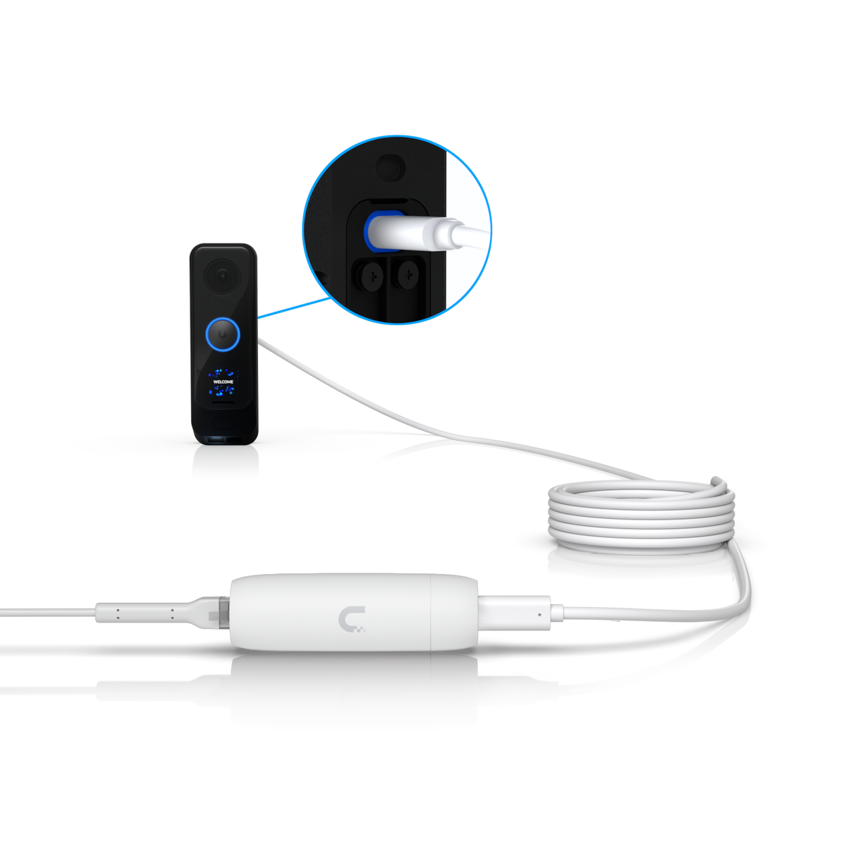 Ubiquiti UniFi UG4 Doorbell Pro PoE to USB-C Cable UACC-G4-DBP-Cable-USB-7M