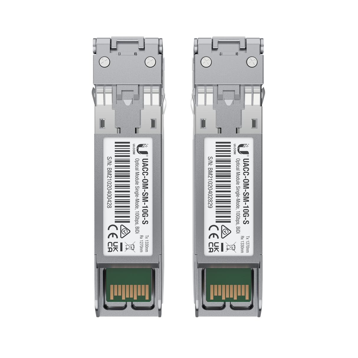 Ubiquiti UniFi 10G Bidirectional Single-Mode Optical Module (20-pack) UACC-OM-SM-10G-S-20