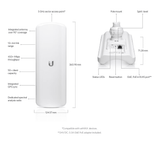 Ubiquiti Networks airMAX UISP Lite LAP-GPS AC450 Wireless Single-Band Gigabit Access Point - C3Aero LLC