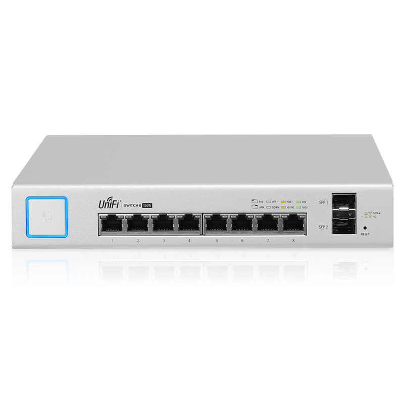 Ubiquiti UniFi 8 PoE, SFP (Gen1) US-8-150W (130W)